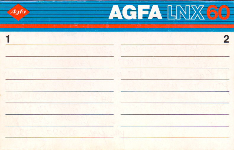 Compact Cassette: AGFA  - LNX 60