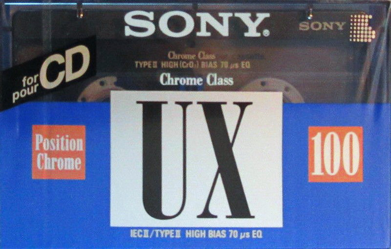 Compact Cassette: Sony  - UX 100