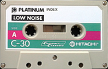 Compact Cassette Hitachi Platinum 30 Type I Normal 1970 Europe