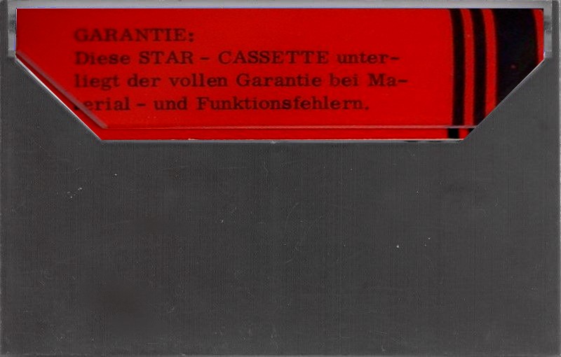 Compact Cassette Star 90 Type I Normal Germany