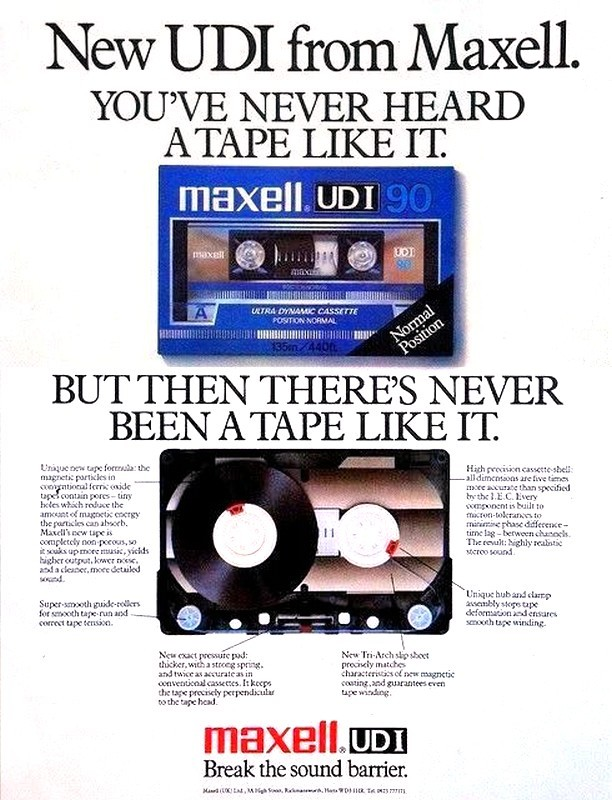 Compact Cassette: Maxell / Hitachi Maxell - UDI 90