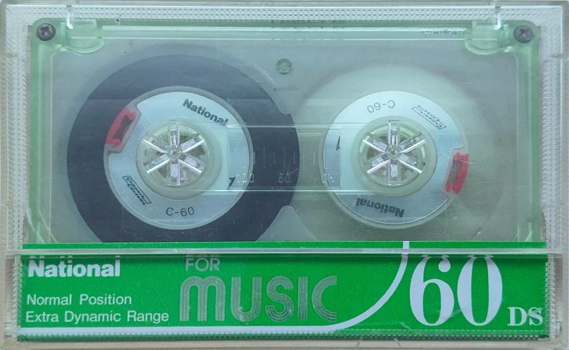 Compact Cassette National DS 60 "RT-DS(G)" Type I Normal 1982 Japan