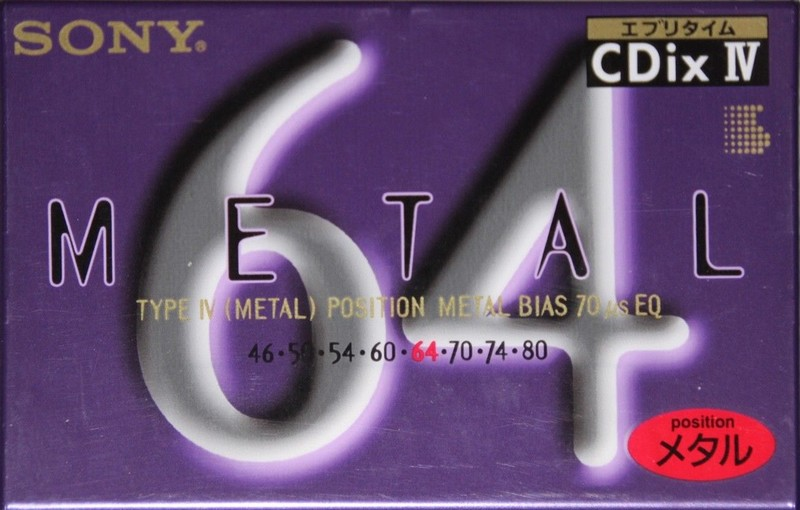 Compact Cassette: Sony  - CDix IV 64