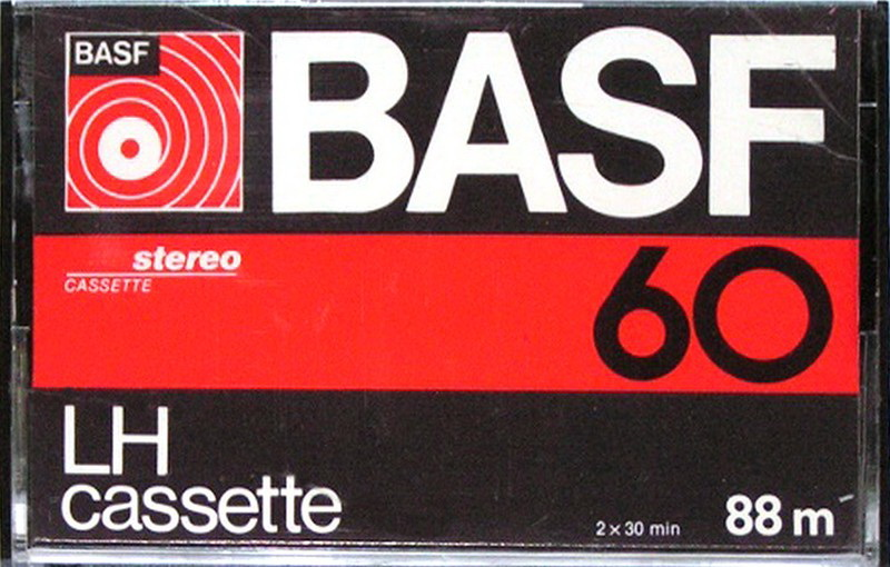 Compact Cassette BASF LH 60 Type I Normal 1978 Greece