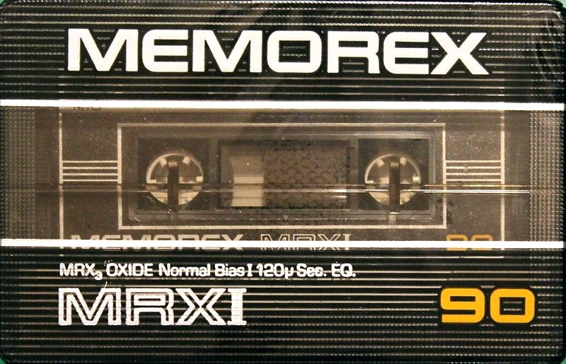 Compact Cassette Memorex MRX I 90 Type I Normal 1982 USA
