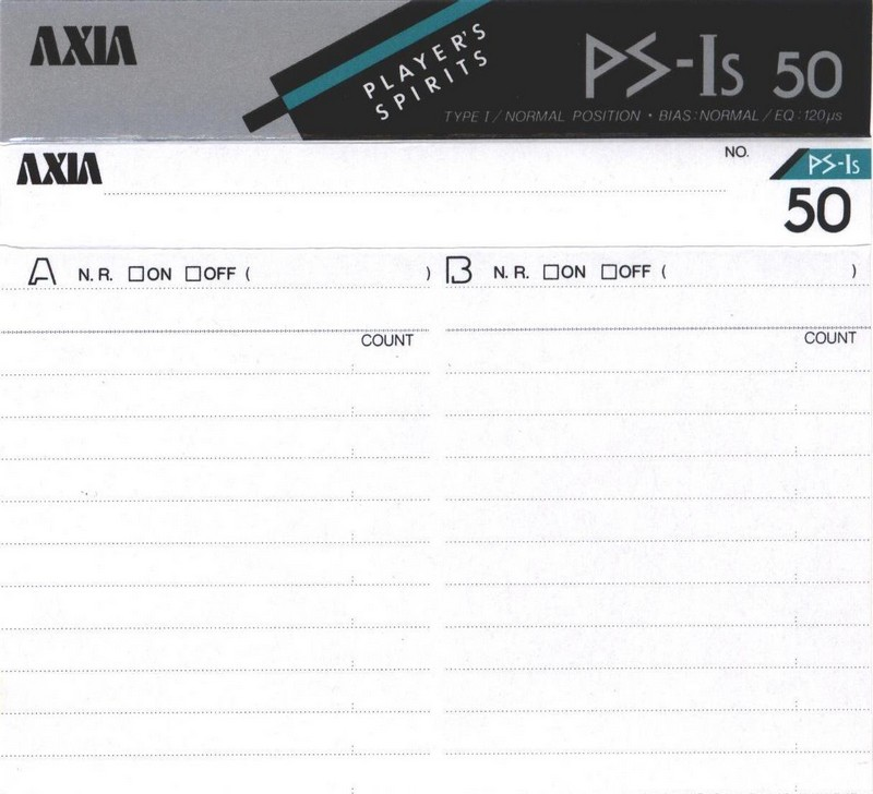 Compact Cassette: FUJI AXIA - PS-Is 50