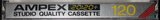 Compact Cassette Ampex 2020+ 120 Type I Normal 1978 USA