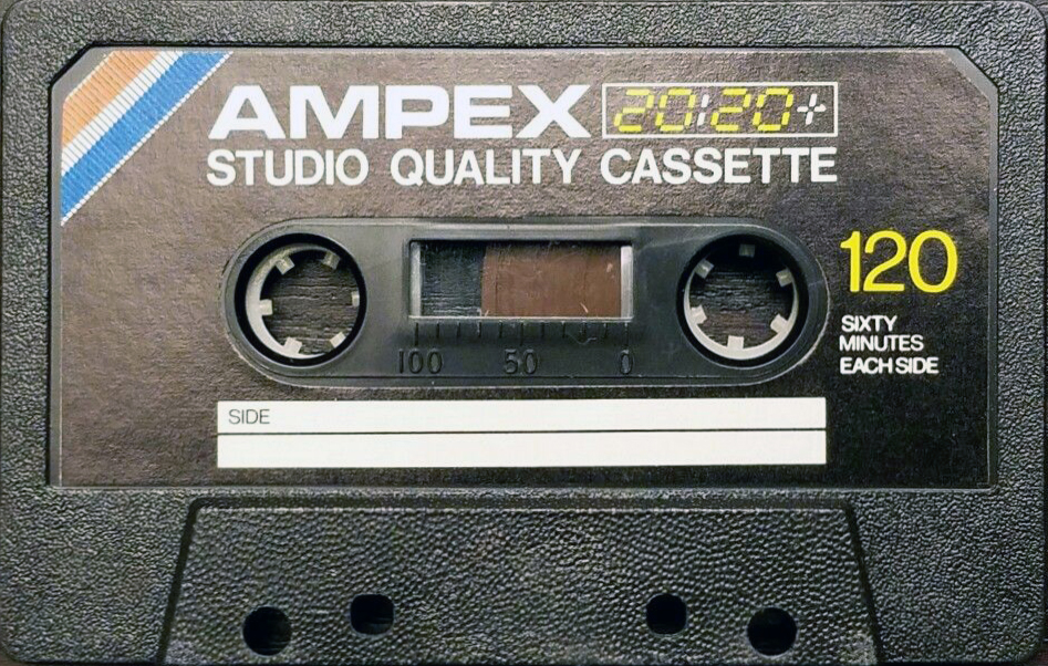 Compact Cassette Ampex 2020+ 120 Type I Normal 1978 USA