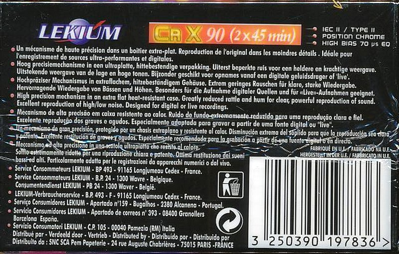 2 pack Lekium CR X 90 Type II Chrome Europe