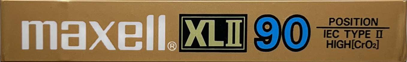 Compact Cassette Maxell XLII 90 Type II Chrome 1985 Europe
