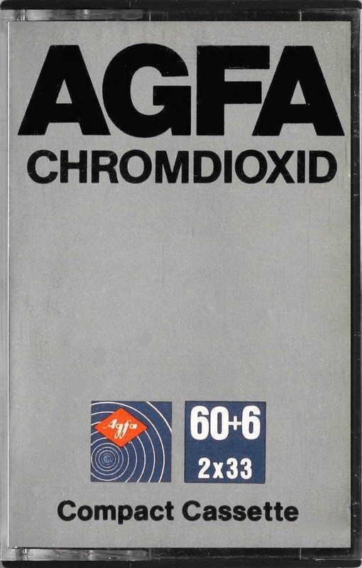 Compact Cassette: AGFA  - Chromdioxid 60+6