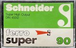 Compact Cassette Schneider 90 Type I Normal 1983 Europe