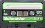 Compact Cassette Schneider 90 Type I Normal 1983 Europe