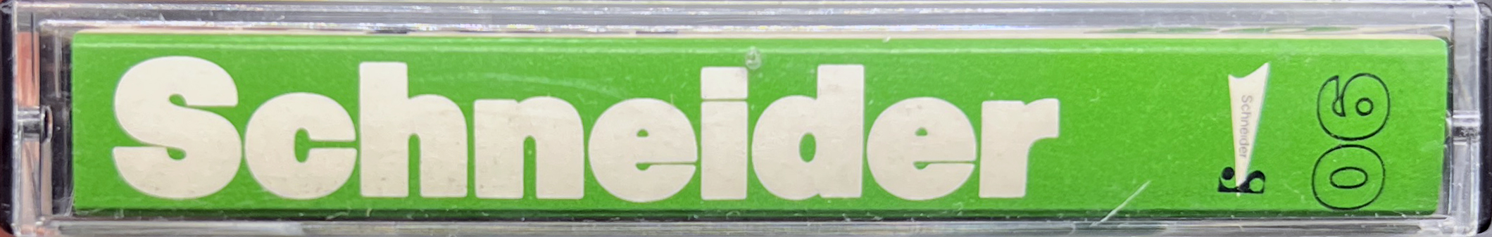 Compact Cassette Schneider 90 Type I Normal 1983 Europe