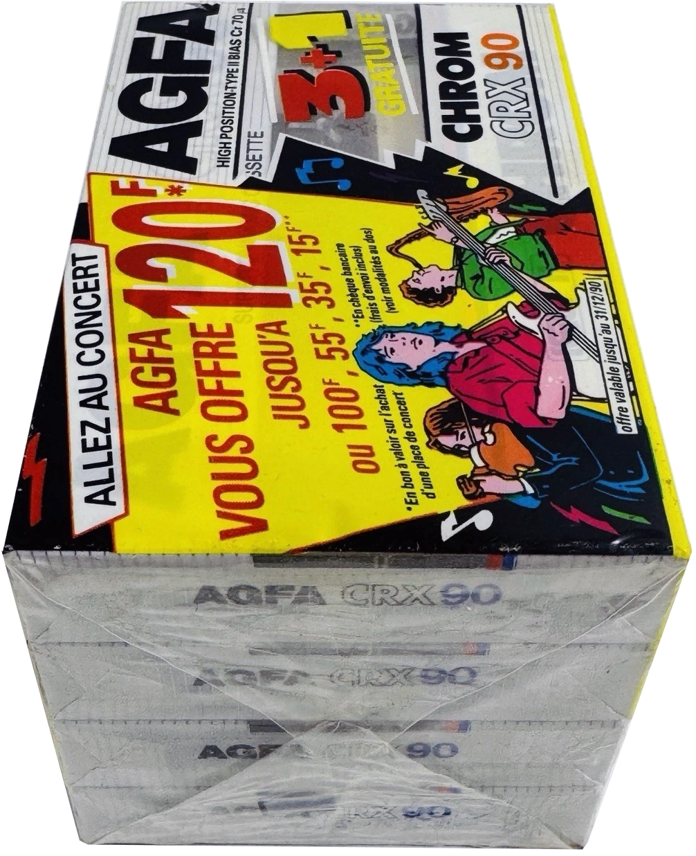 Promo AGFA CRX 90 Type II Chrome 1990 France