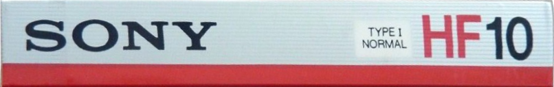 Compact Cassette Sony HF 10 Type I Normal 1986 Japan