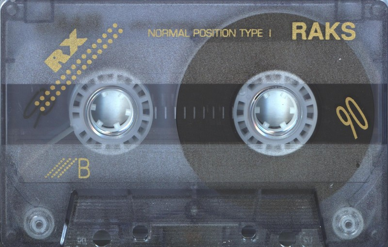 Compact Cassette RAKS RX 90 Type I Normal 1993 Europe