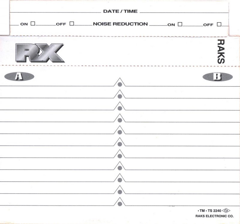 Compact Cassette: RAKS  - ED-S 90