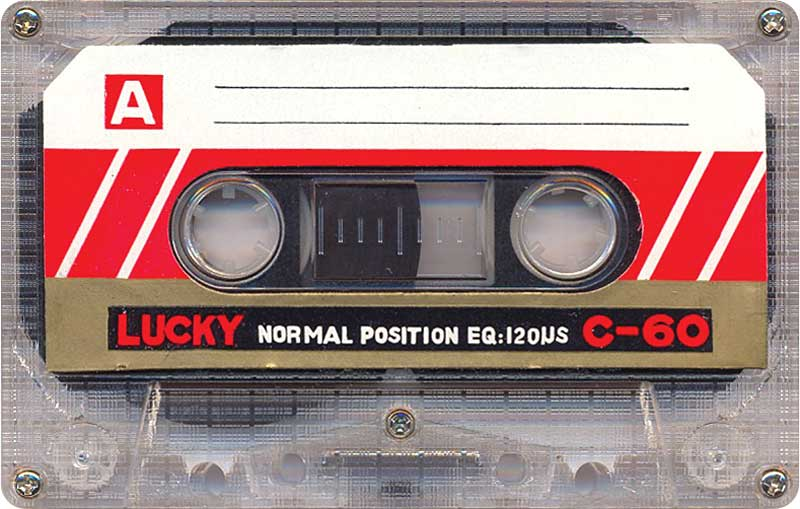 Compact Cassette Lucky D LK-510 60 Type I Normal 1989 China