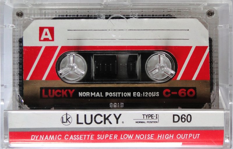 Compact Cassette Lucky D LK-510 60 Type I Normal 1989 China