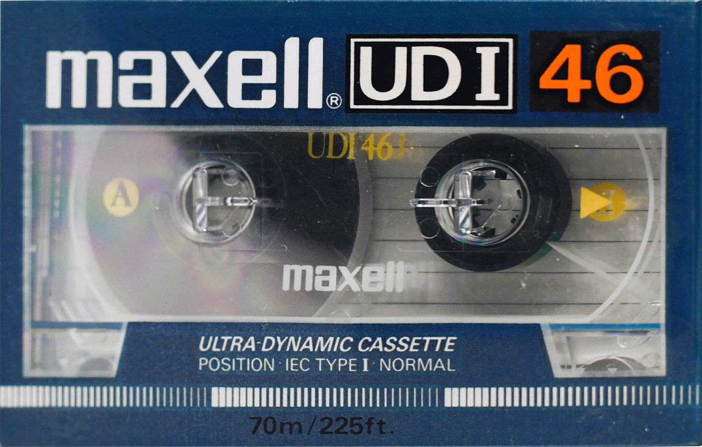 Compact Cassette Maxell UDI / UD1 46 Type I Normal 1982 Europe