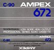 Compact Cassette Ampex 672 90 Type I Normal 1985 USA