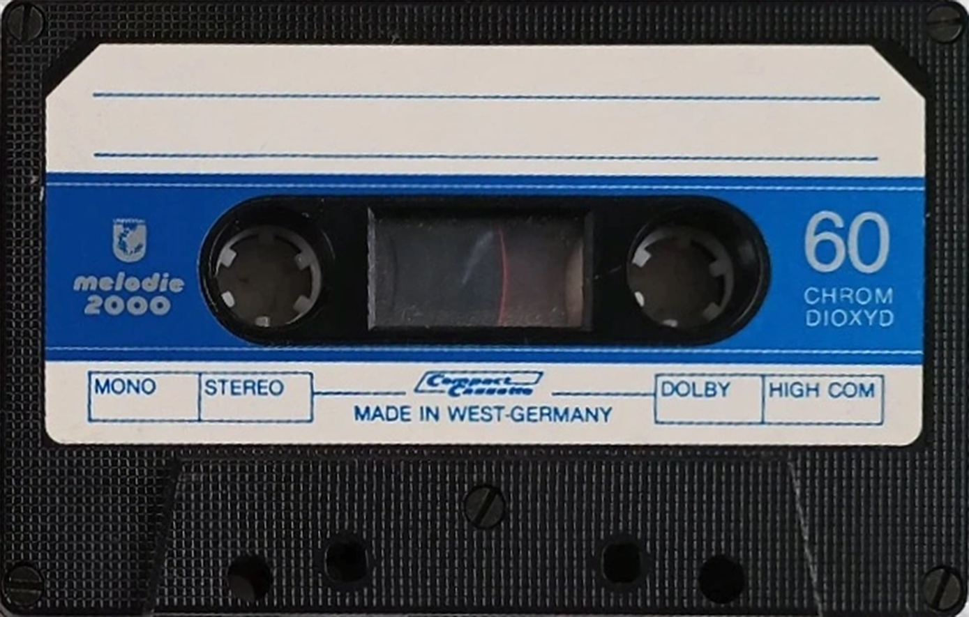 Compact Cassette Melodie 2000 60 Type II Chrome 1985 Germany