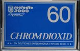 Compact Cassette Melodie 2000 60 Type II Chrome 1985 Germany