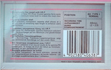 Compact Cassette Maxell UR-F 46 Type I Normal 1985 Europe