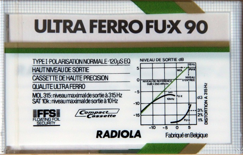 Compact Cassette: Philips Radiola - FU-X 90