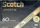 Compact Cassette Scotch Master III 60 Type III Ferro Chrome 1978 USA