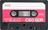 Compact Cassette Teac SDR 60 Type I Normal 1976 New Zealand