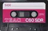 Compact Cassette Teac SDR 60 Type I Normal 1976 New Zealand
