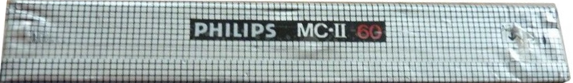 Compact Cassette Philips MC-II 60 Type II Chrome 1985 Europe