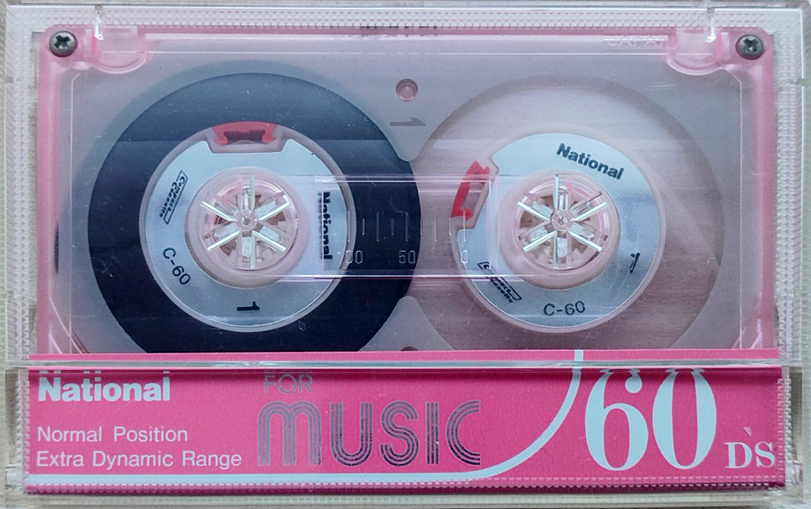 Compact Cassette National DS 60 "RT-DS(P)" Type I Normal 1982 Japan