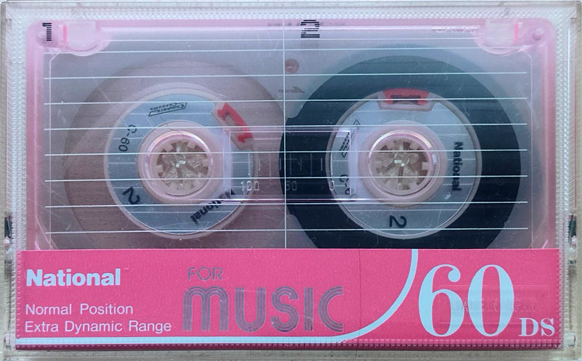 Compact Cassette National DS 60 "RT-DS(P)" Type I Normal 1982 Japan
