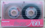 Compact Cassette National DS 60 "RT-DS(P)" Type I Normal 1982 Japan
