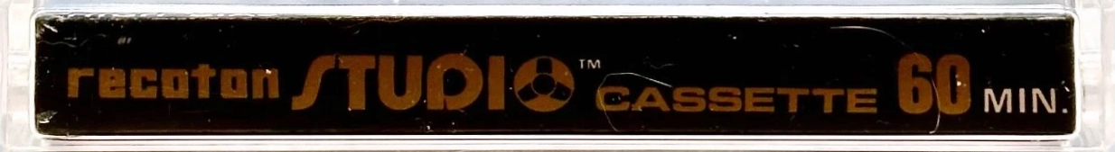 Compact Cassette Recoton SHB 60 "STUDIO cassette" Type II Chrome 1984 USA