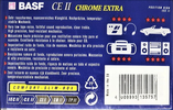 Compact Cassette BASF CE II Chrome Extra 90 Type II Chrome 1995 Europe
