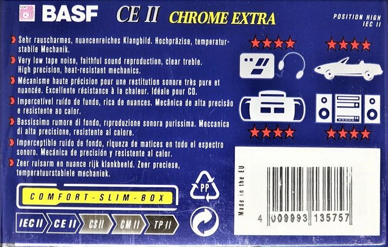 Compact Cassette: BASF  - CE II 90