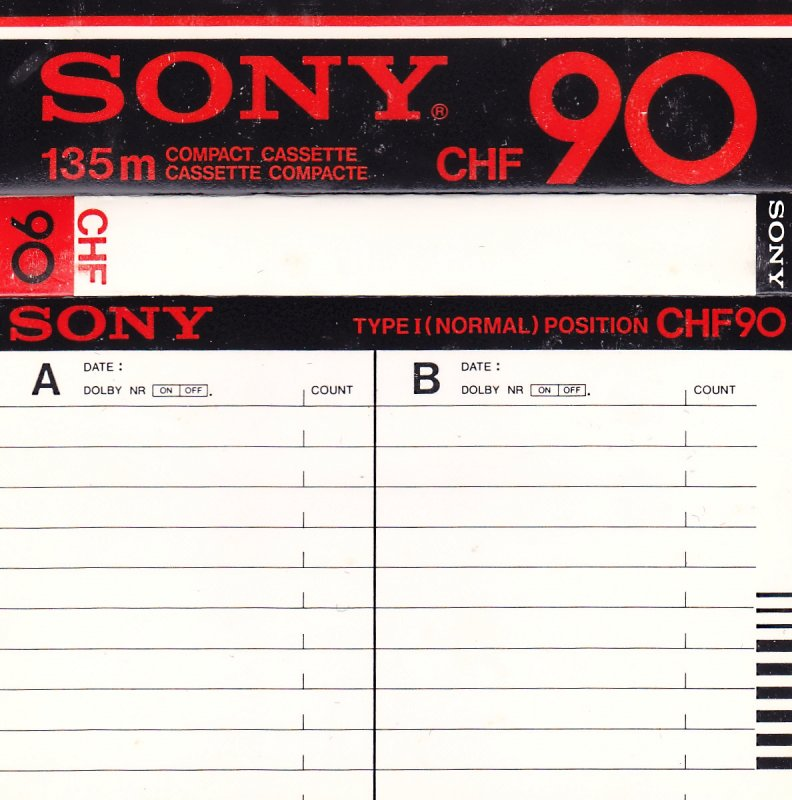 Compact Cassette: Sony  - CHF 90