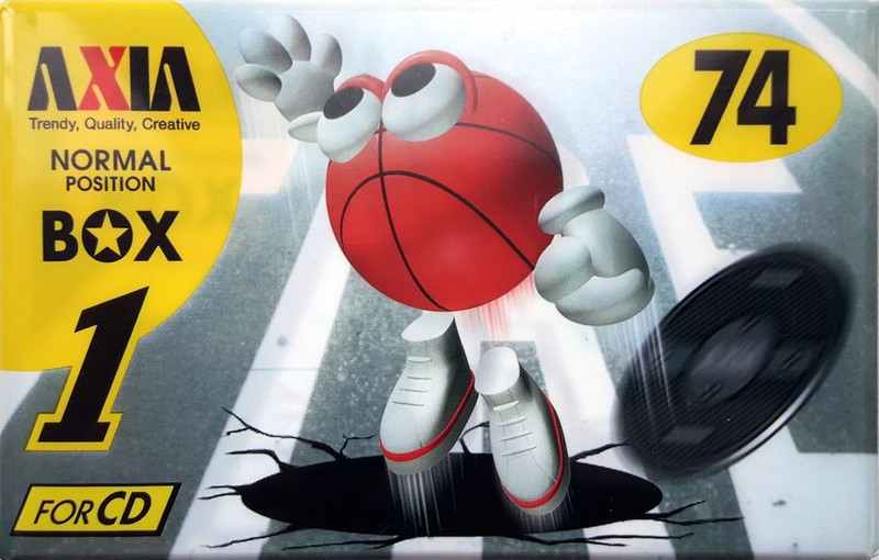 Compact Cassette AXIA Box 1 74 "BOX1B 74" Type I Normal 1996 Japan