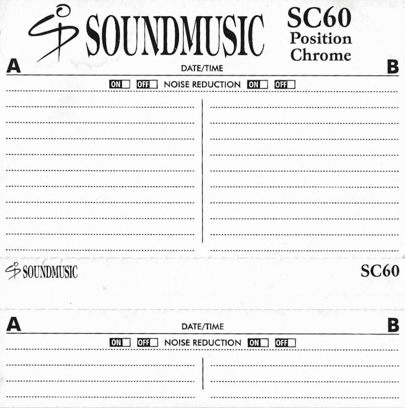 Compact Cassette:  Soundmusic -  60