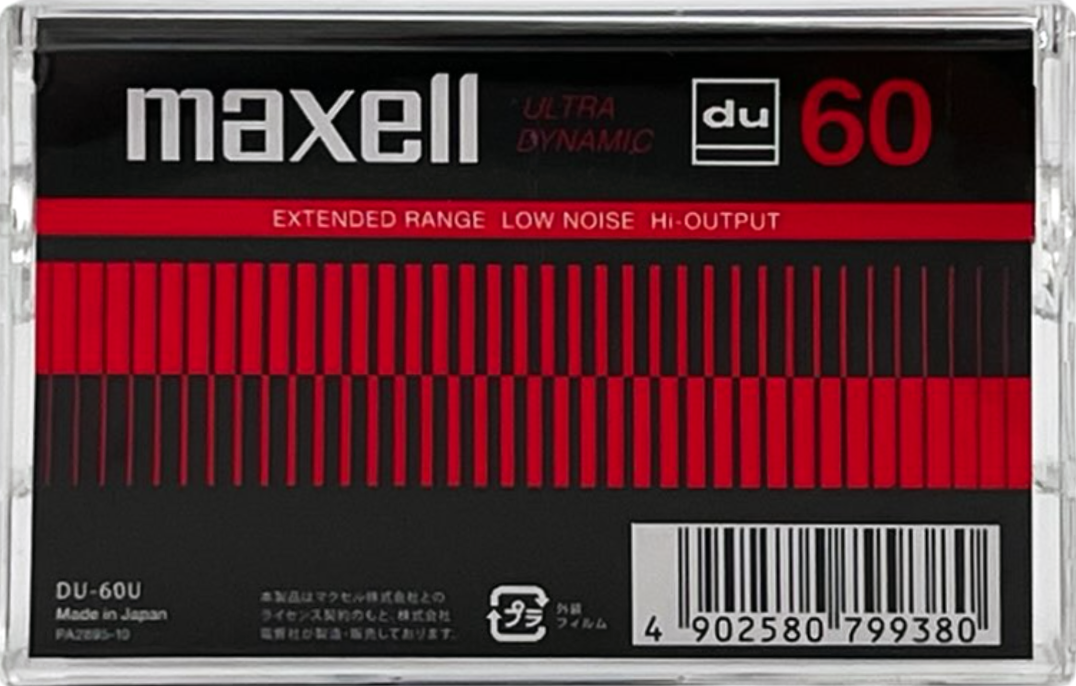 Compact Cassette Maxell UD 60 "Disk Union DU-60U" Type I Normal 2025 Japan