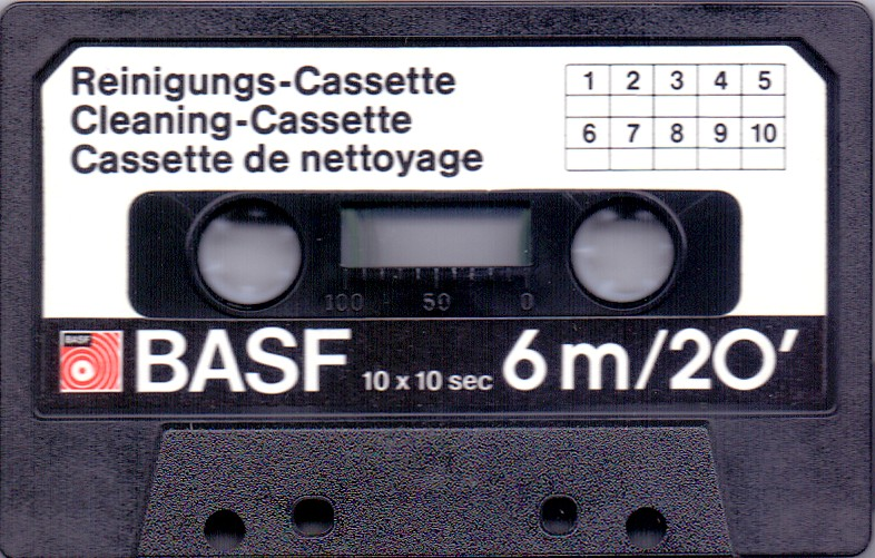 Compact Cassette BASF Cleaning Cassette 1977 Europe