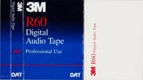 Digital Audio Tape 3M 60 Type IV Metal 1988 North America