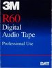 Digital Audio Tape 3M 60 Type IV Metal 1988 North America