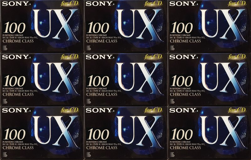 Compact Cassette: Sony  - UX 100