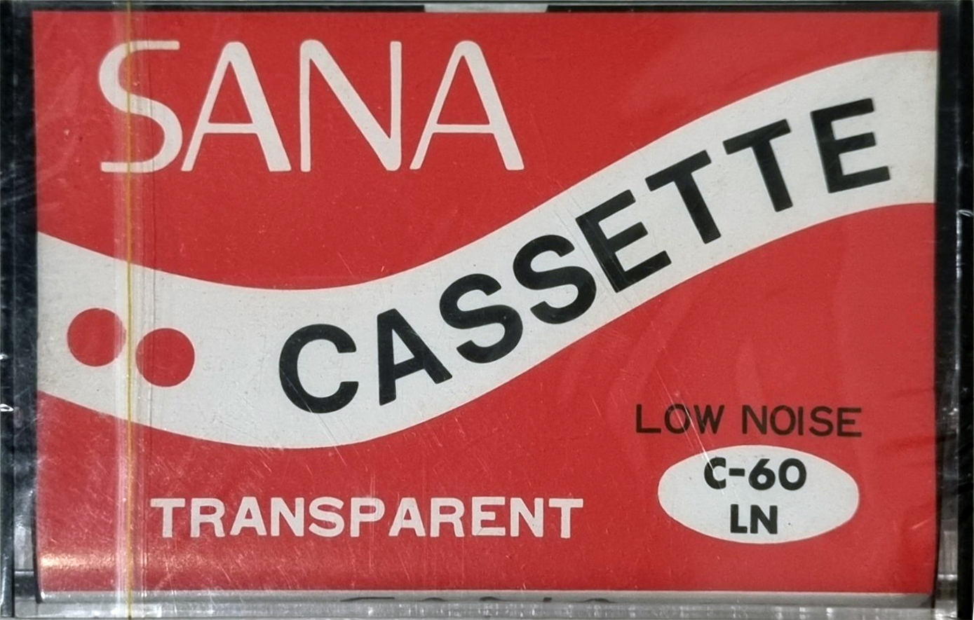 Compact Cassette Sana LN 60 "Transparent" Type I Normal 1979 Japan