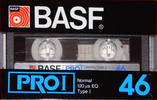 Compact Cassette BASF PRO 46 Type I Normal 1982 Japan